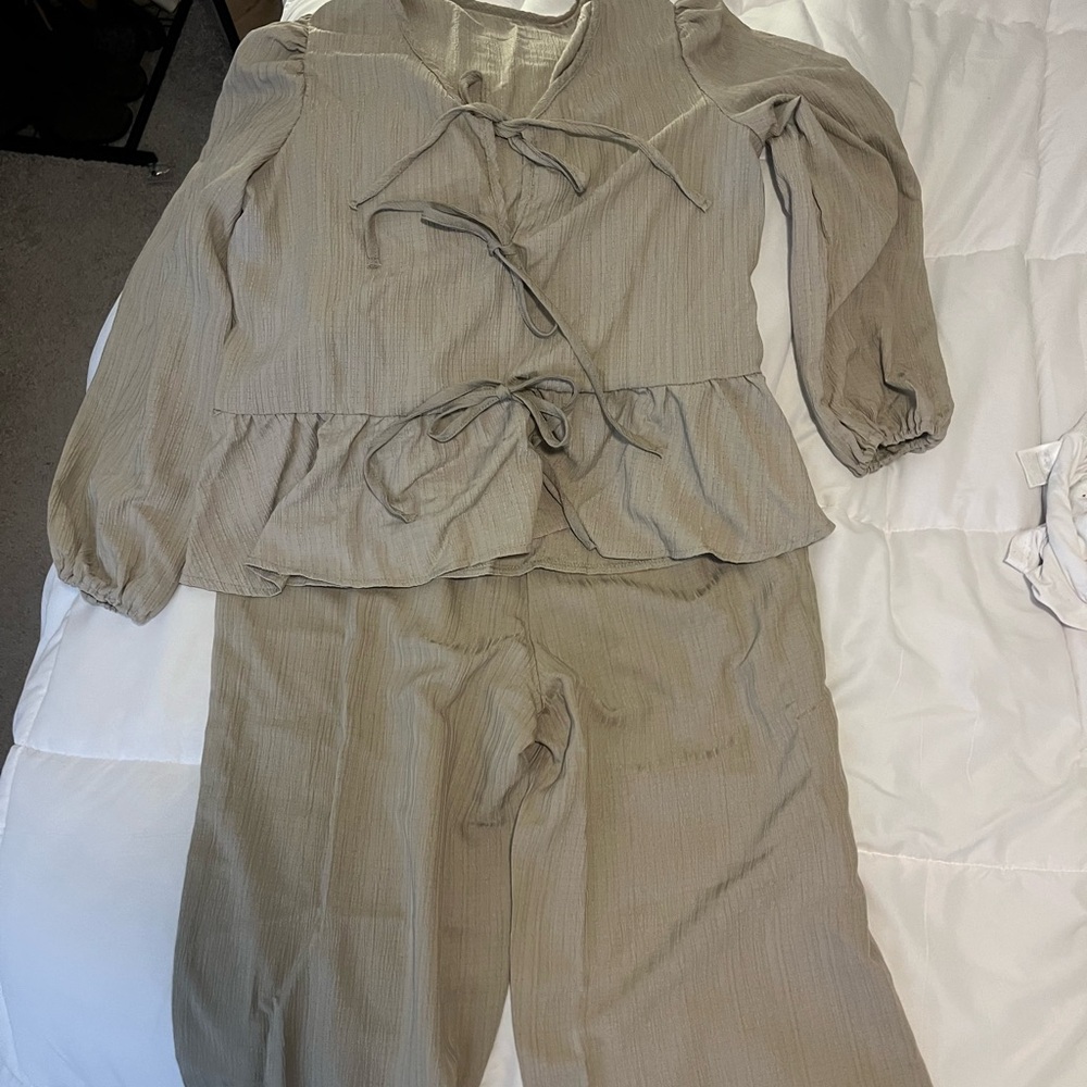 Women's Tan Jumpsuit